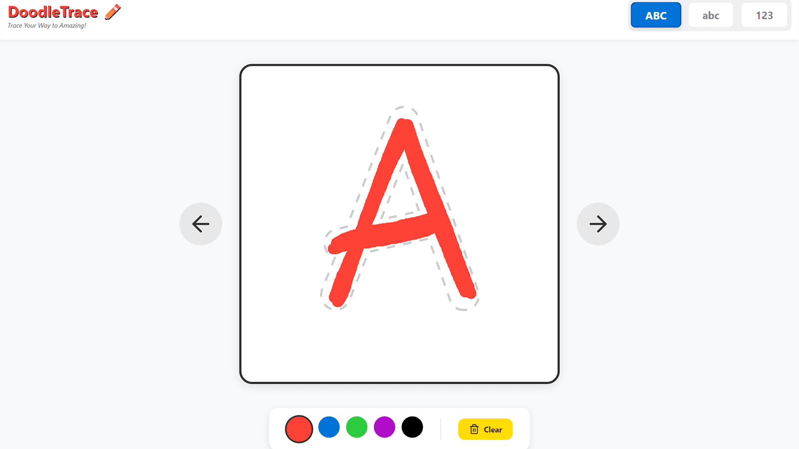 DoodleTrace screenshot